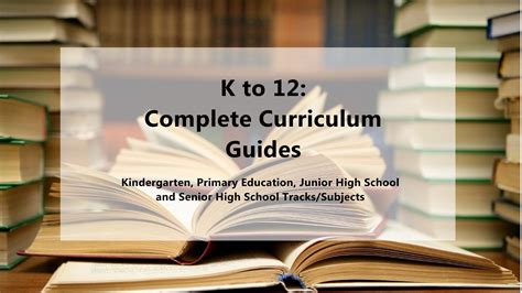 deped curriculum guides k 12.